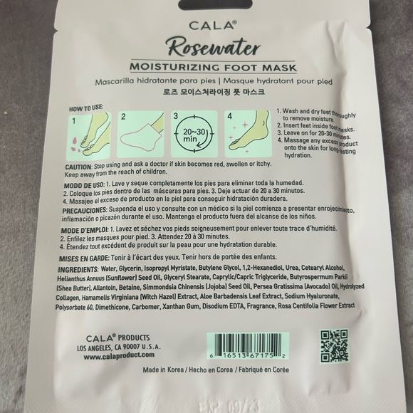 🌸Cala Rosewater
Moisturizing Foot Masks ( 3 per box) NEW - Picture 2 of 2